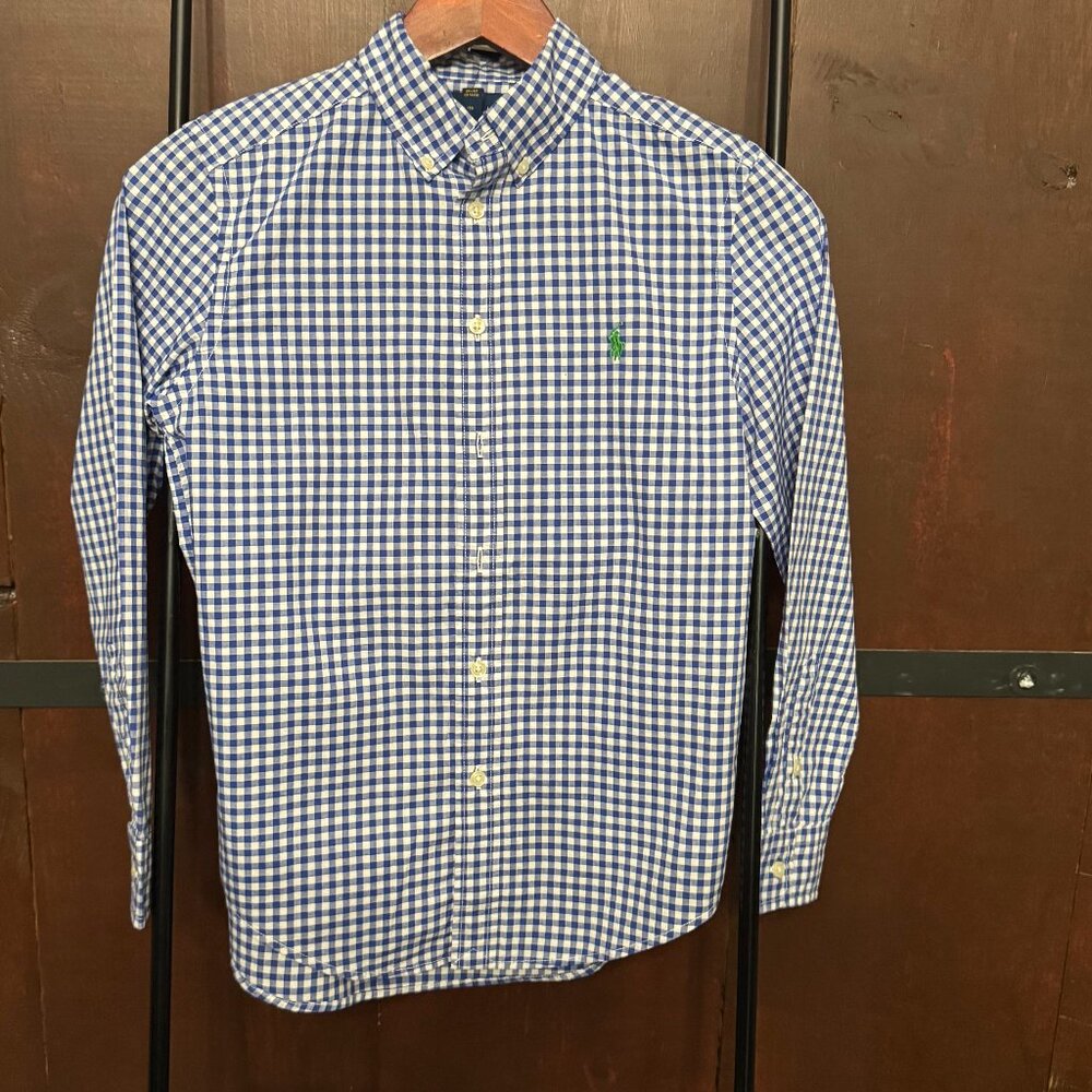 Boys button down Ralph Lauren Polo shirt